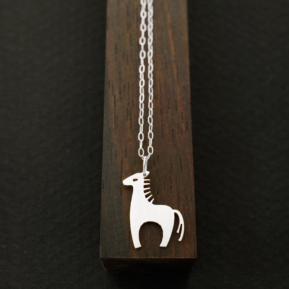 Horse Necklace-Silver