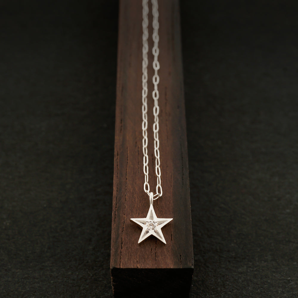 Star Necklace-Silver