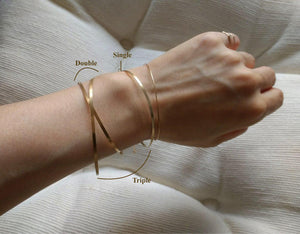 Flat Sheet Wrap Bracelet